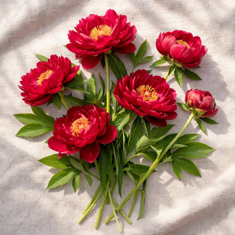 Pivoine rouge - image 4
