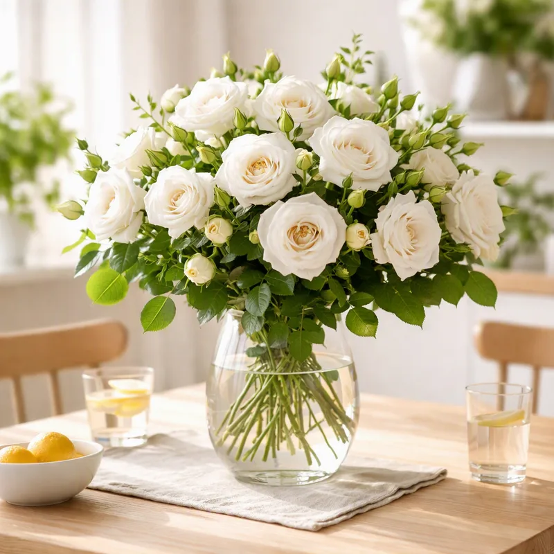 Witte roos - afbeelding 2