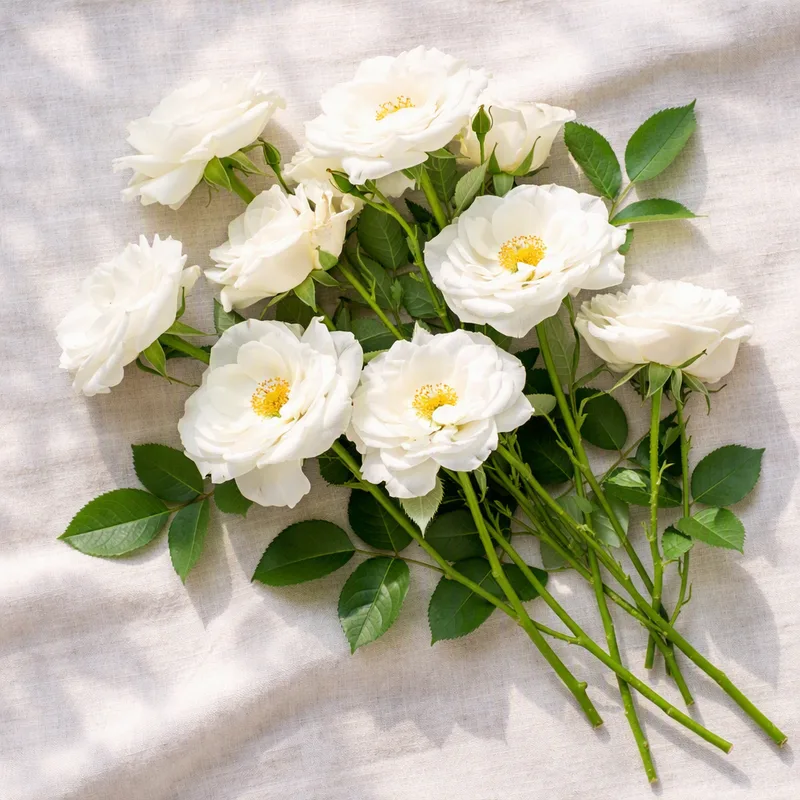 Witte roos - afbeelding 4