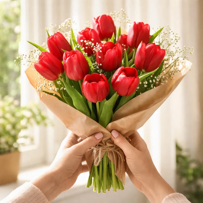Tulipe rouge - image 3