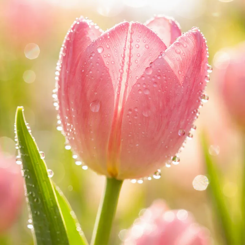 Roze tulp