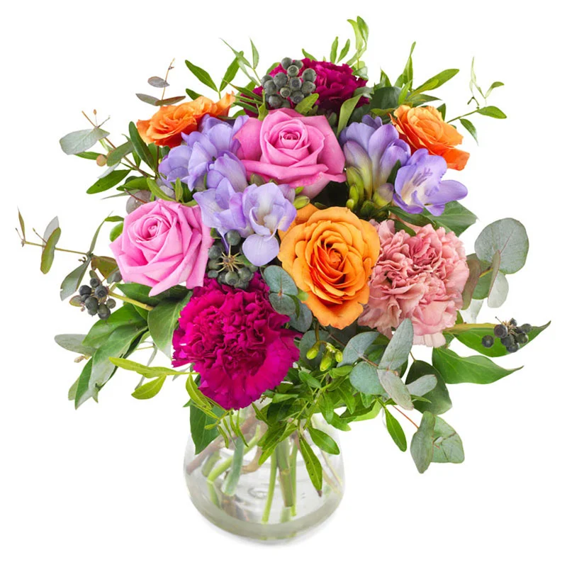 Lenteboeket met kleurrijke bloemen - bloemen online sturen in België